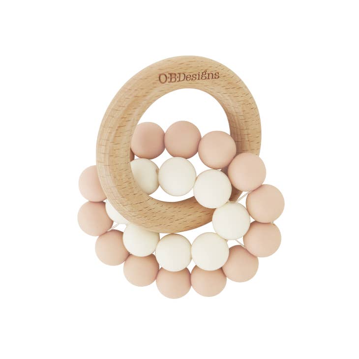 Eco-Friendly Teether Toy - Peach