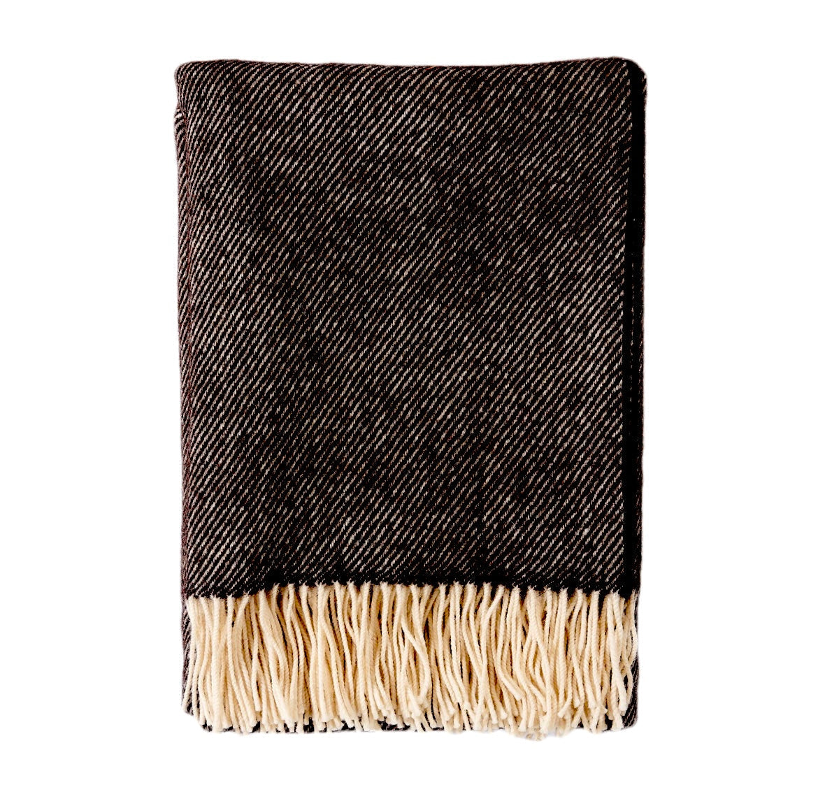 Best of British Wool Throw in Black