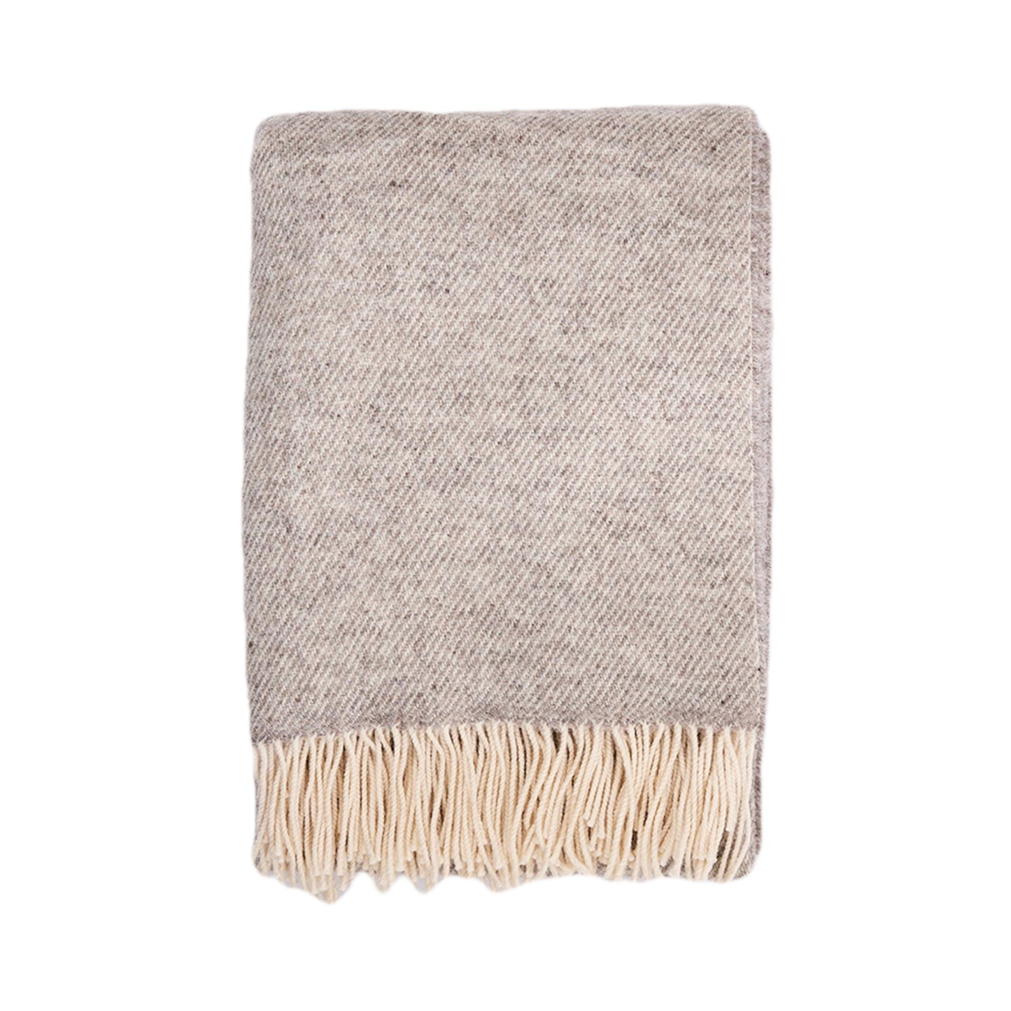 Best of British Wool Throw in Soft Grey