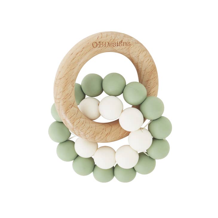 Eco-Friendly Teether Toy - Sage
