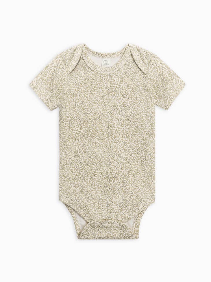 Afton Bodysuit - Fern / Ivory + Herb