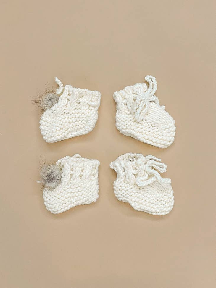 Classic Booties - Cream