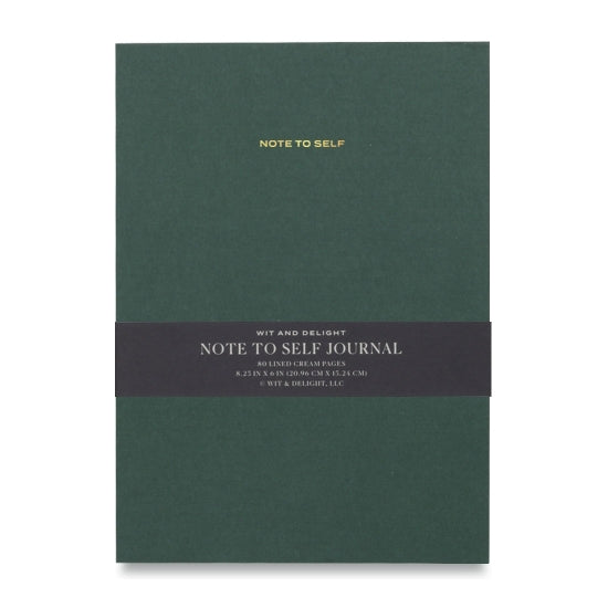 Note To Self Journal - Green