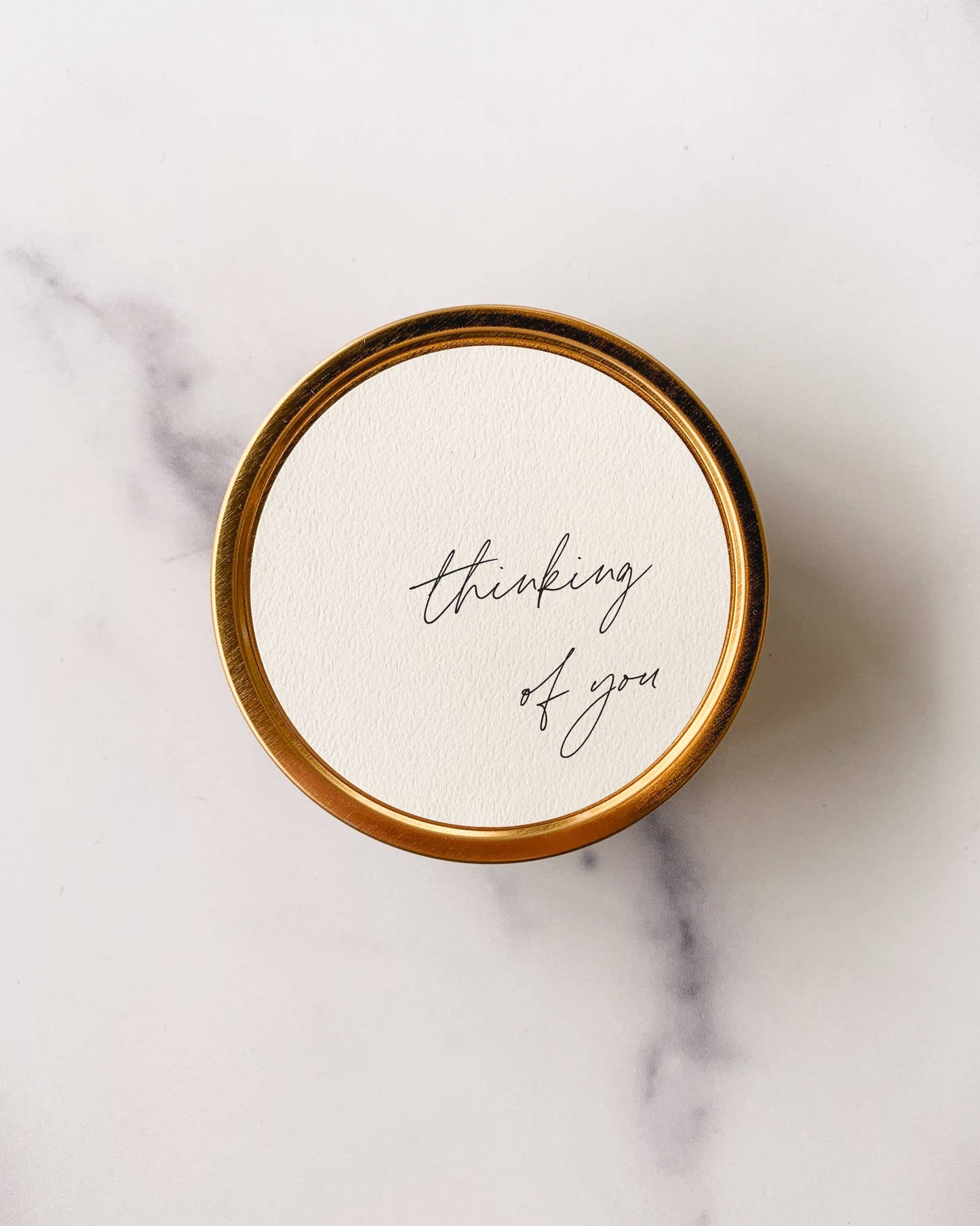 "Thinking of You" Travel Candle