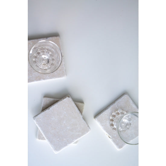 Marble Coaster Set - Roman